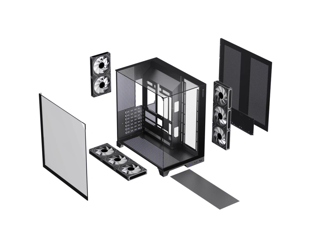 Кутия Gamemax ATX - Infinity Plus Black 12
