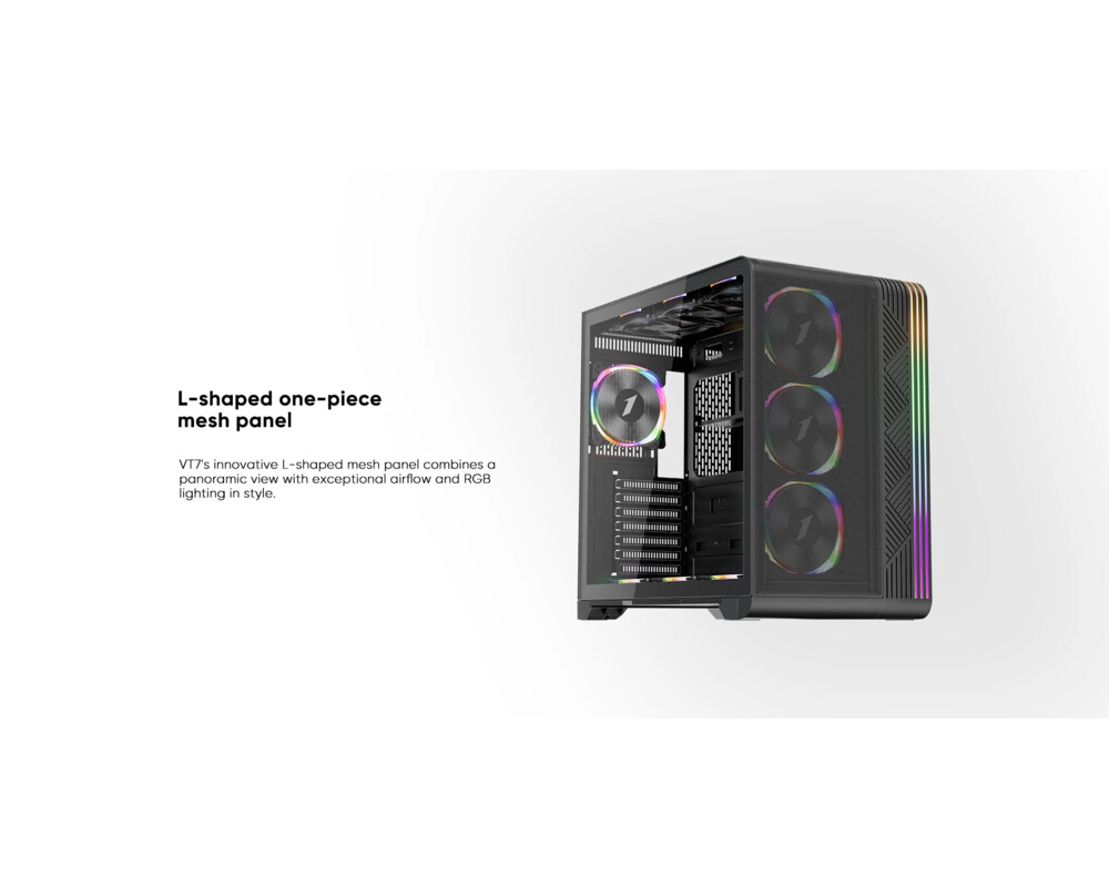 Кутия 1stPlayer ATX - VT7-BK - USB-C 15