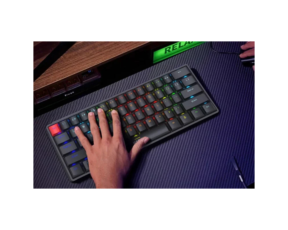 Клавиатура Marvo KG933G WH Saber 61 White 8