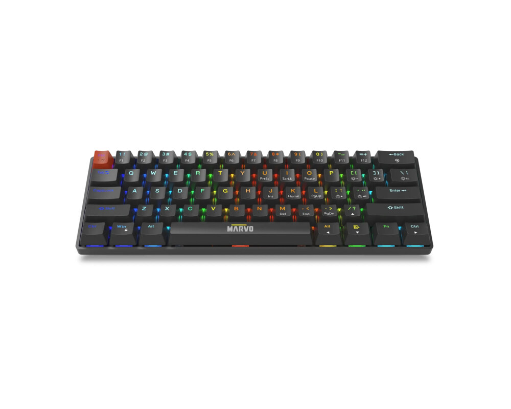 Клавиатура Marvo механична геймърска клавиатура Gaming Mechanical keyboard Saber 61 KG933G - 61 keys 2