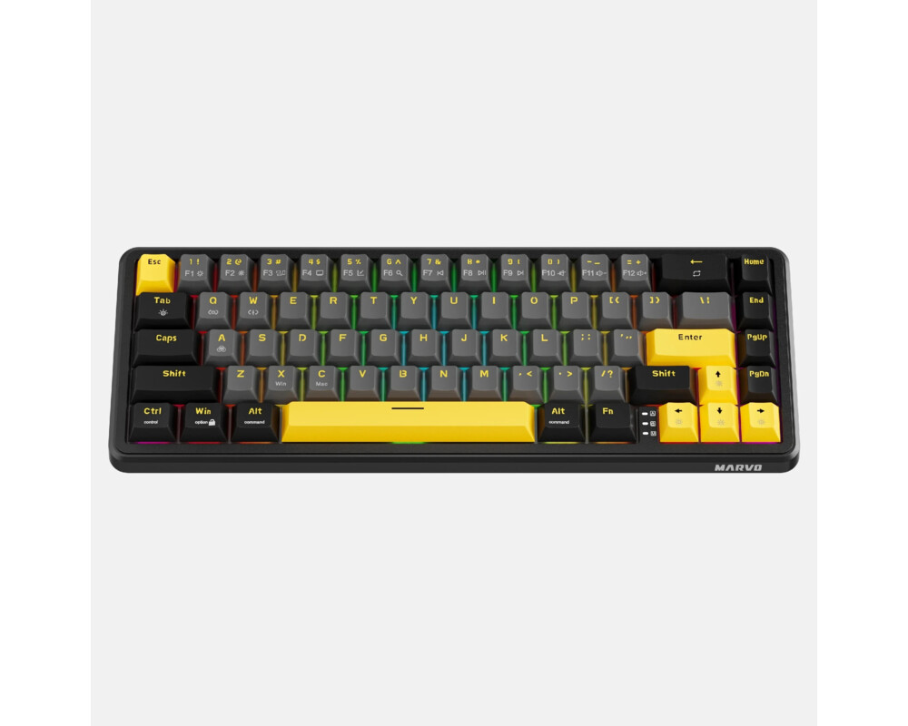 Клавиатура Marvo професионална геймърска механична клавиатура Professional Gaming Mechanical Keyboard Magma M40 KG964 - 8K 2