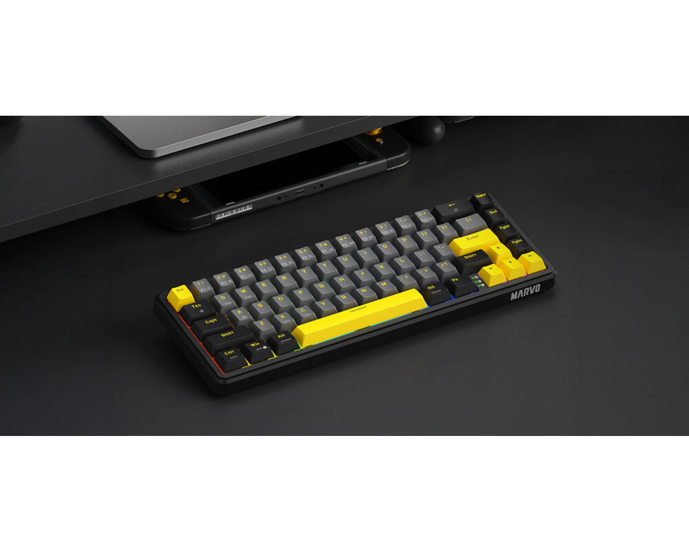 Клавиатура Marvo професионална геймърска механична клавиатура Professional Gaming Mechanical Keyboard Magma M40 KG964 - 8K 16