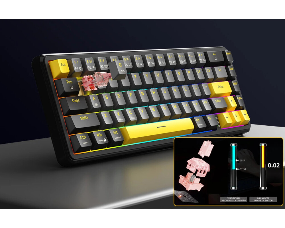 Клавиатура Marvo професионална геймърска механична клавиатура Professional Gaming Mechanical Keyboard Magma M40 KG964 - 8K 12