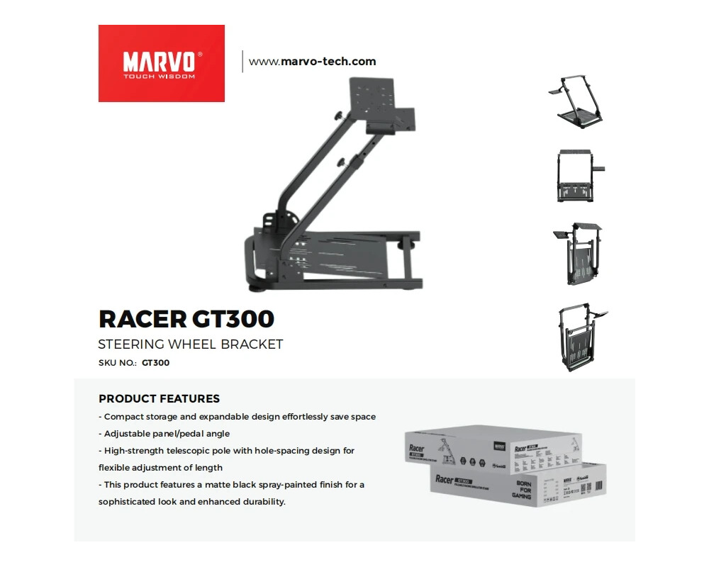 Волан Marvo сгъваема стойка за и педали Foldab... 7