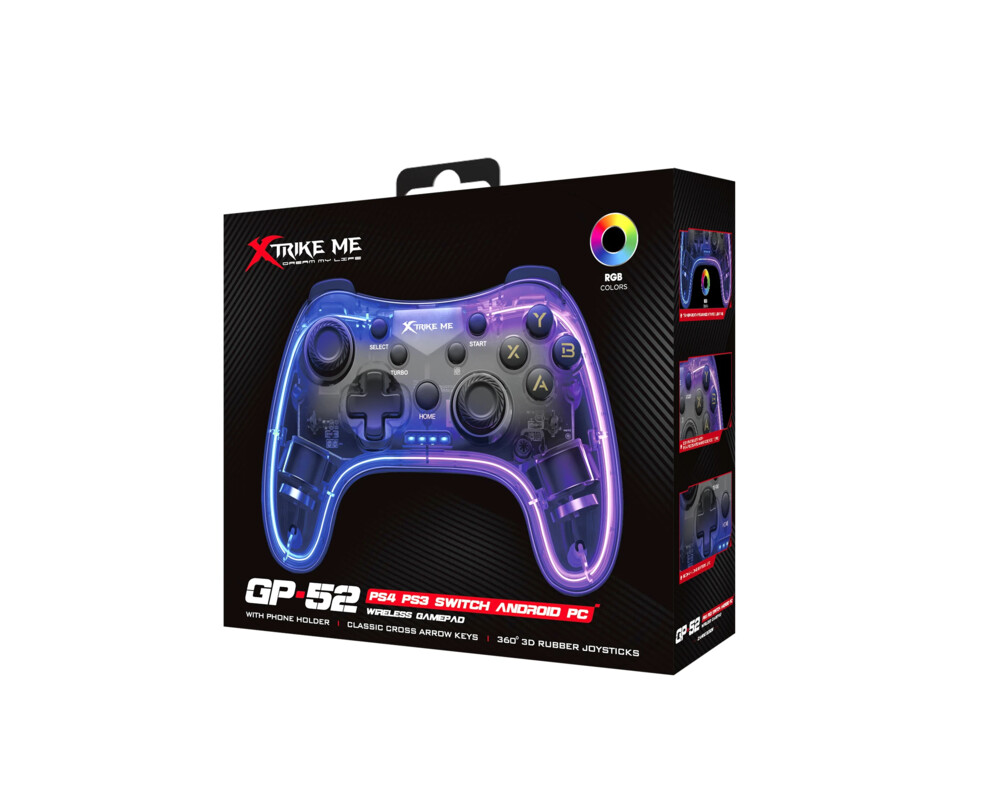Джойстици и Геймпадове Xtrike ME геймпад Gamepad GP-52 - PS4 7