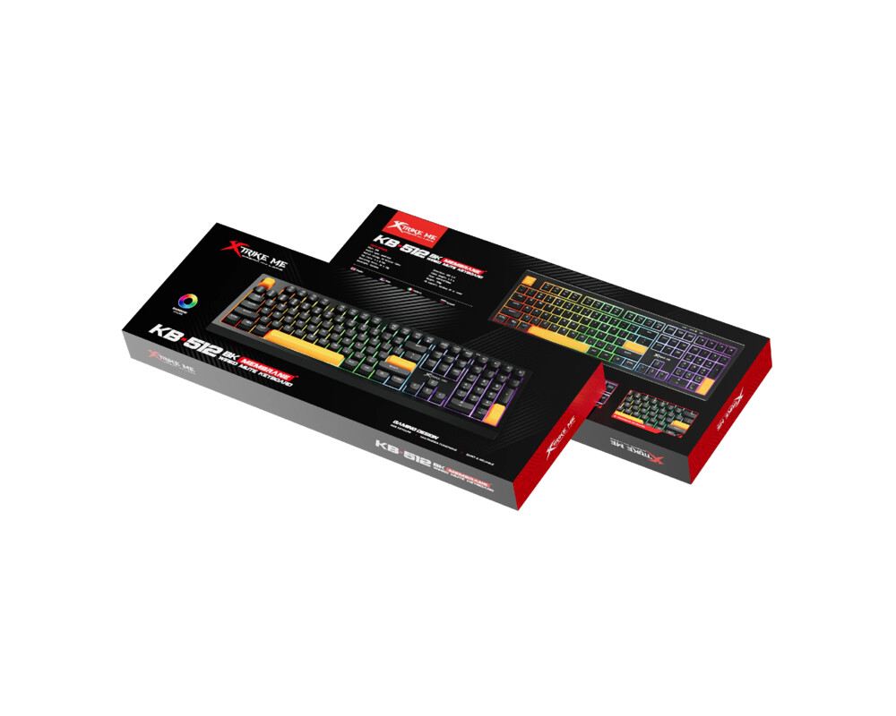 Клавиатура Xtrike ME 104 keys - KB-512 BK - Silent 8