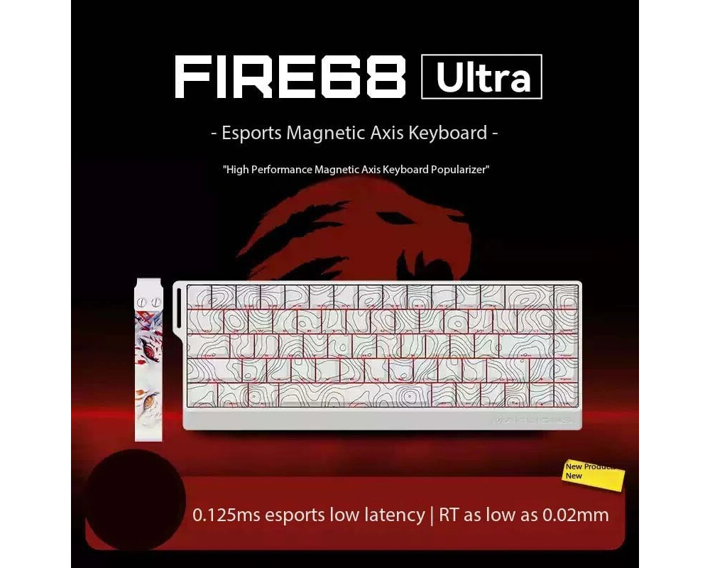 Клавиатура Madlions професионална геймърска механична клавиатура Professional Gaming Mechanical Keyboard FIRE 68 ULTRA - 8K 2