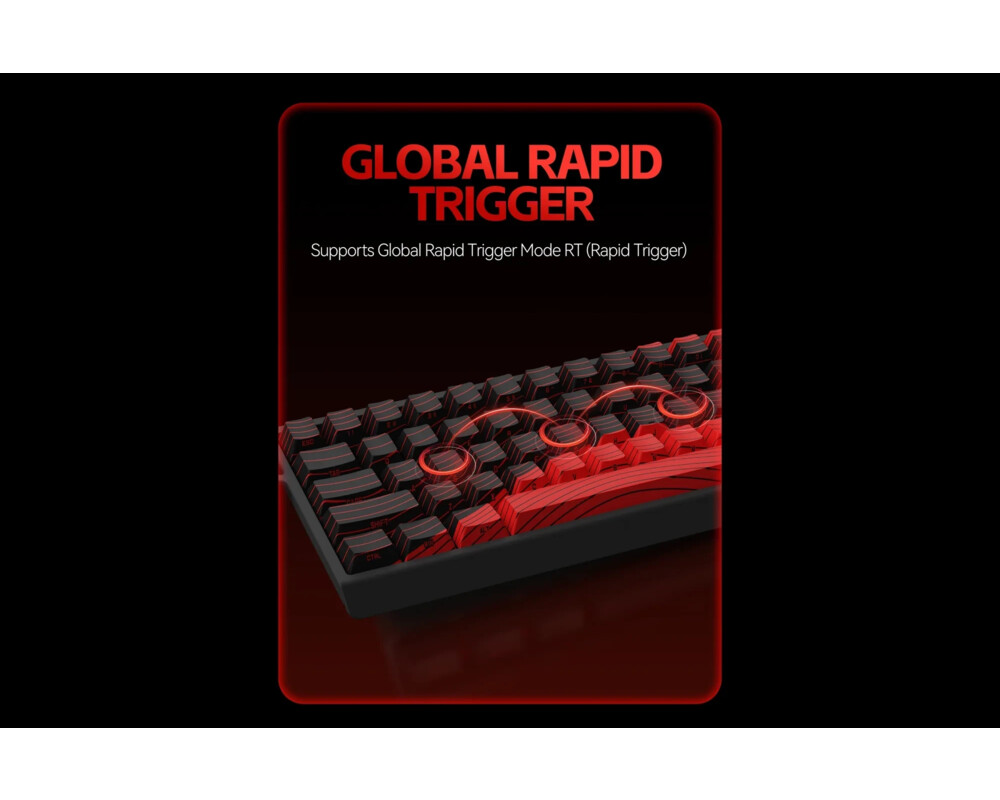 Клавиатура Madlions професионална геймърска механична клавиатура Professional Gaming Mechanical Keyboard MAD 60 PRO - Black 12