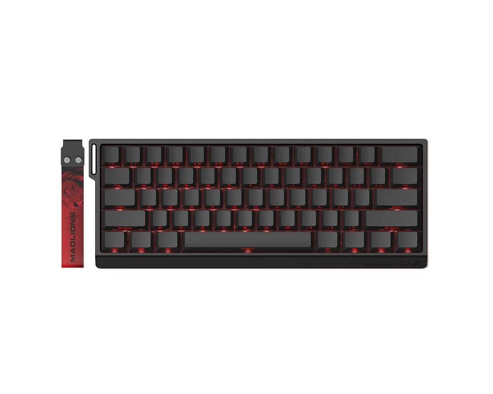 Клавиатура Madlions професионална геймърска механична клавиатура Professional Gaming Mechanical Keyboard MAD 60 PRO - Black