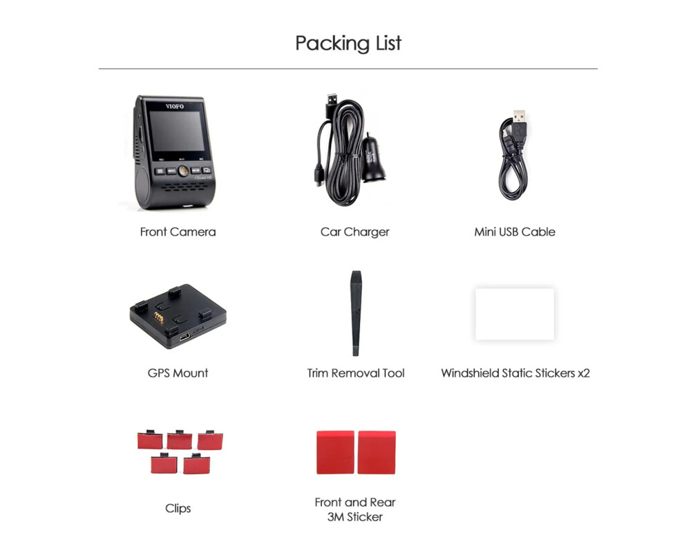 Видеорегистратор VIOFO Dash Cam A129 Plus - GPS 21