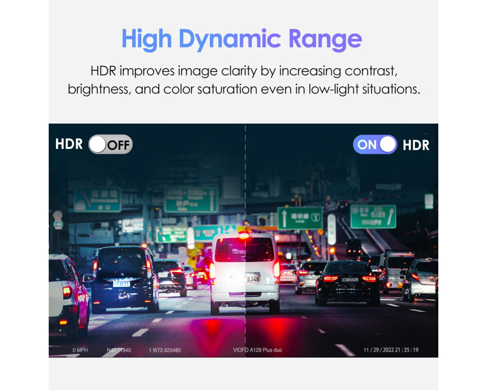 Видеорегистратор VIOFO Dash Cam A129 Plus - GPS 16