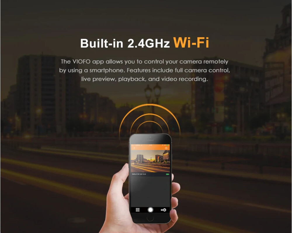 Видеорегистратор VIOFO Dash Cam A129 Plus DUO - GPS 7