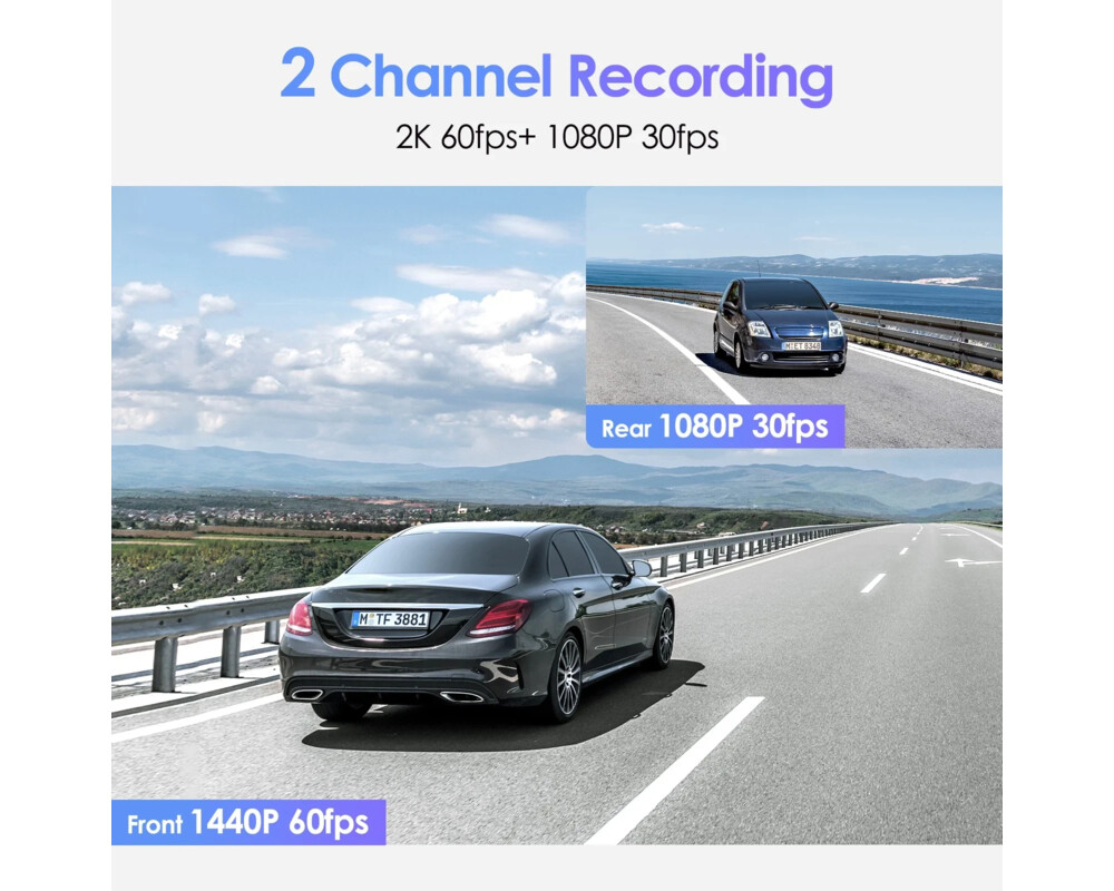 Видеорегистратор VIOFO Dash Cam A129 Plus DUO - GPS 13