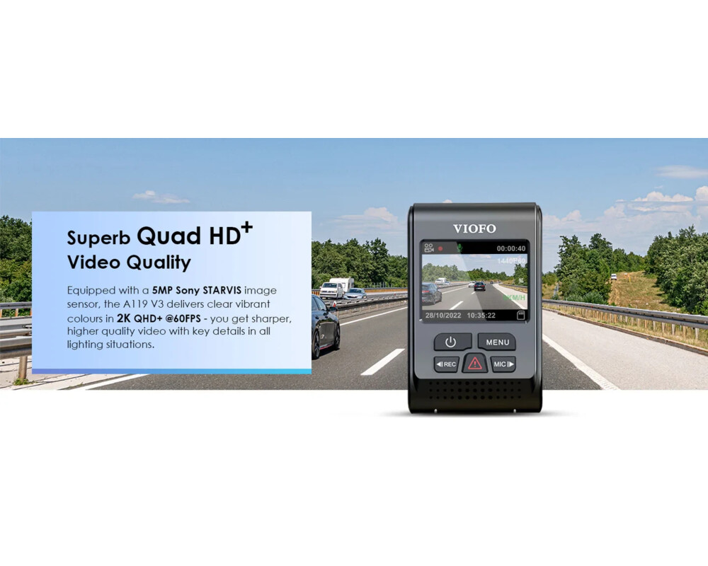 Видеорегистратор VIOFO Dash Cam A119 V3-G - GPS Module 11
