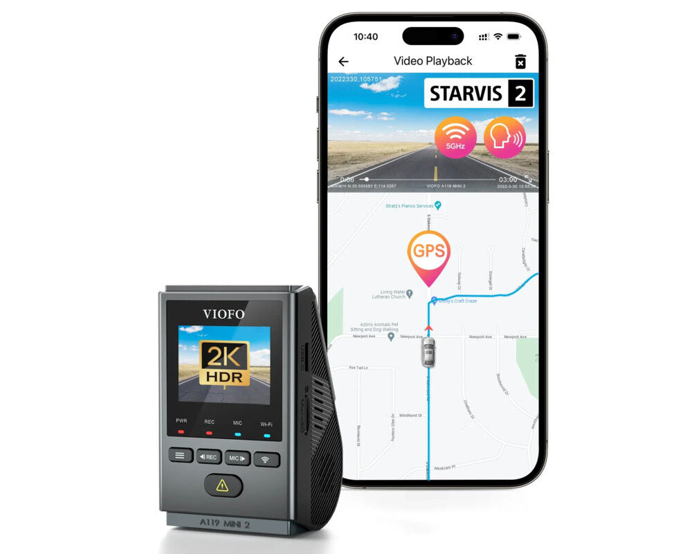 Видеорегистратор VIOFO Dash Cam A119 MINI 2 - GPS Module 2