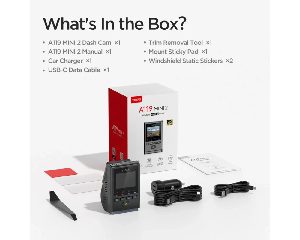 Видеорегистратор VIOFO Dash Cam A119 MINI 2 - GPS Module 10