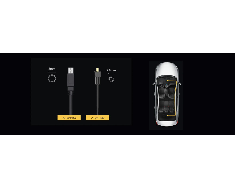 Видеорегистратор VIOFO Dash Cam A139 PRO 3 Channel - 4K UHD 20