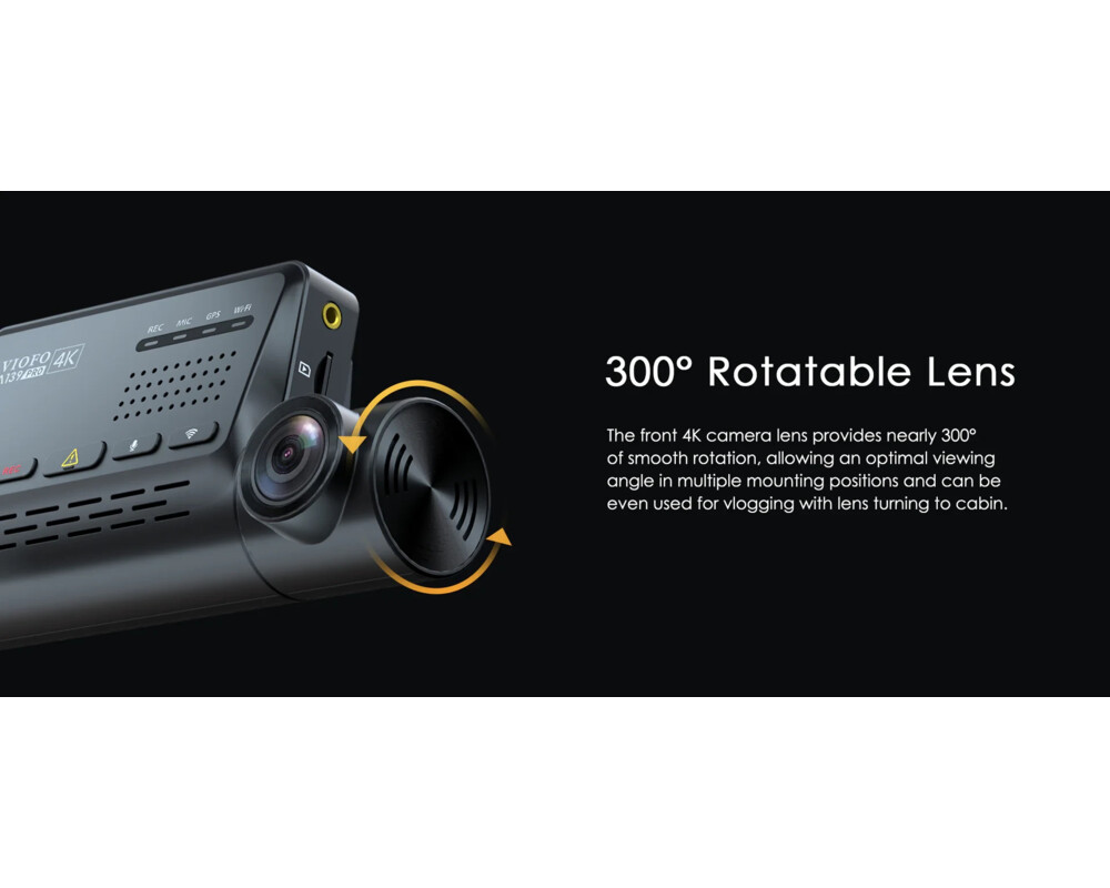 Видеорегистратор VIOFO Dash Cam A139 PRO 3 Channel - 4K UHD 11