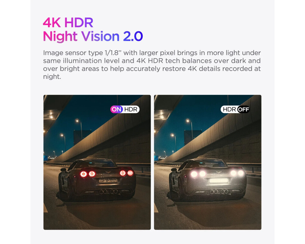 Видеорегистратор VIOFO Dash Cam A139 PRO 3 Channel - 4K UHD 7