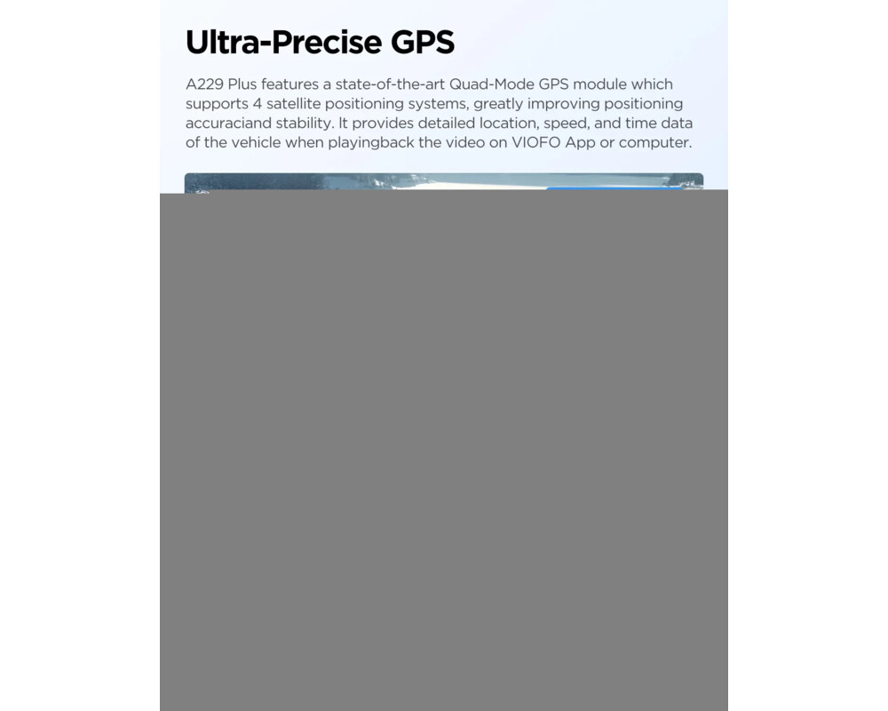 Видеорегистратор VIOFO Dash Cam A229 Plus 2 Channel - 2K 9