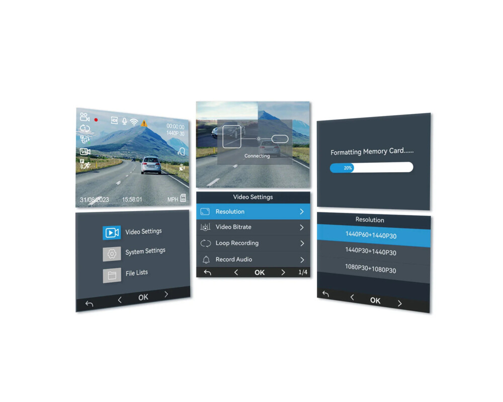 Видеорегистратор VIOFO Dash Cam A229 Plus 2 Channel - 2K 14