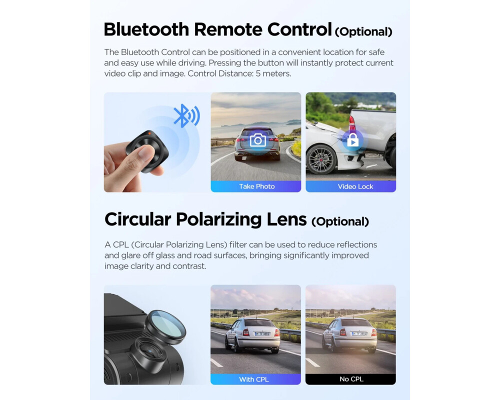 Видеорегистратор VIOFO Dash Cam A229 Plus 2 Channel - 2K 10