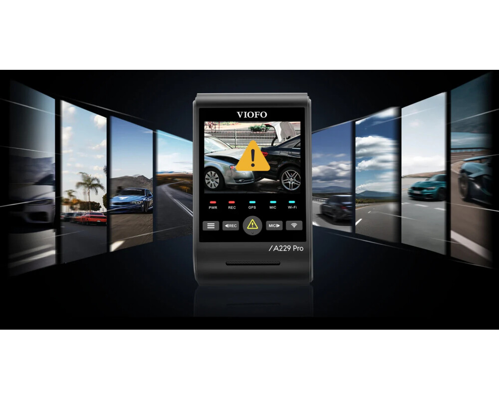 Видеорегистратор VIOFO Dash Cam A229 Pro 2 Channel - 4K 16