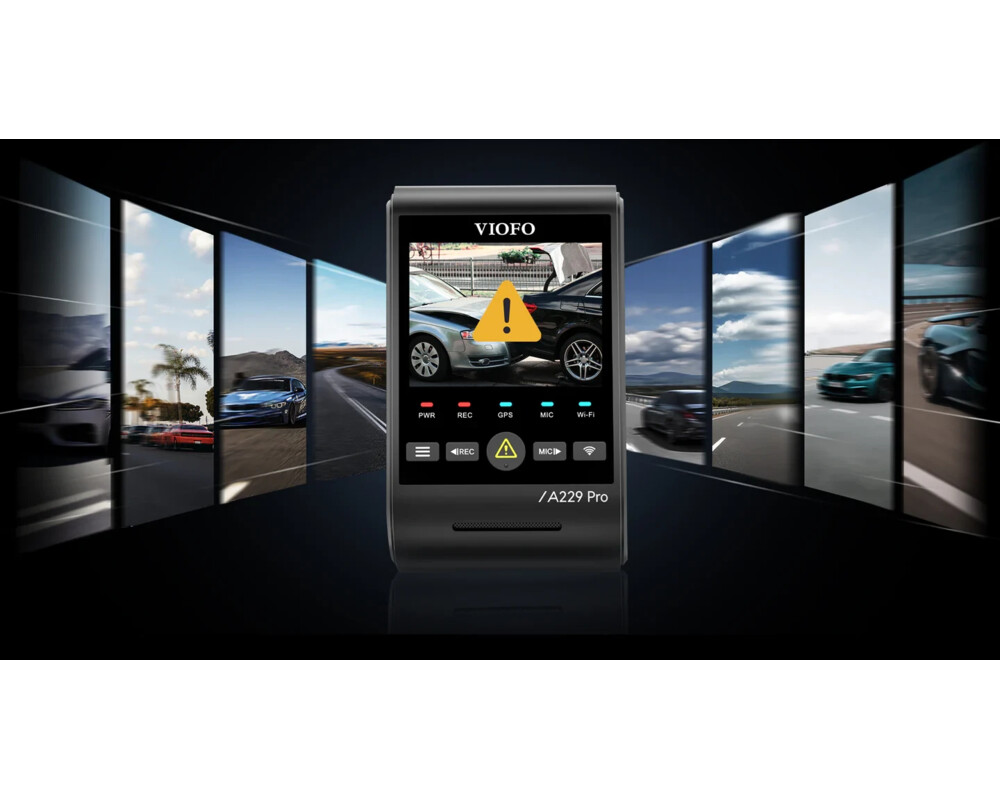 Видеорегистратор VIOFO Dash Cam A229 Pro 3 Channel - 4K 18