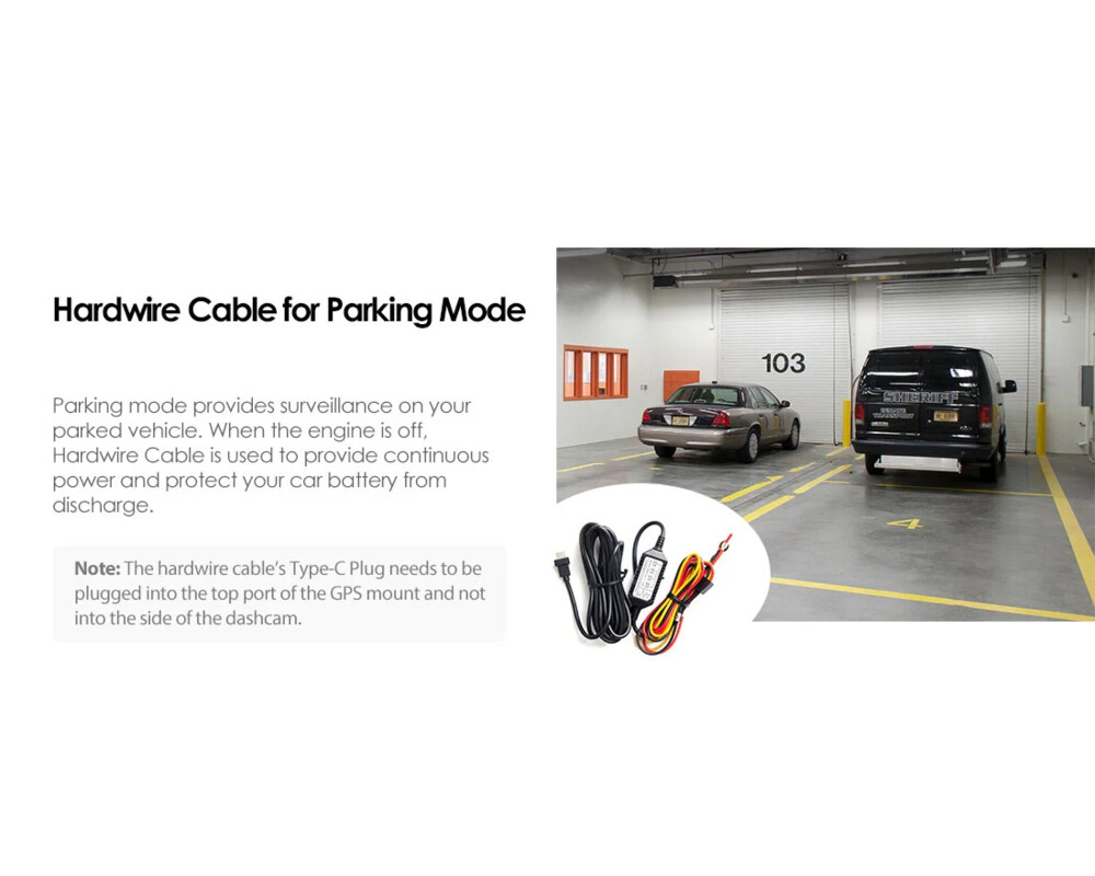 Видеорегистратор VIOFO Hardwire Kit - HK3 Type-C - Low Vo... 7