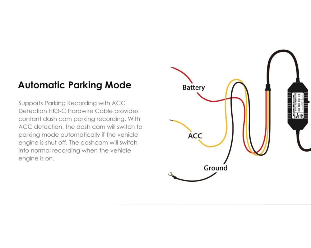Видеорегистратор VIOFO Hardwire Kit - HK3 Type-C - Low Vo... 8