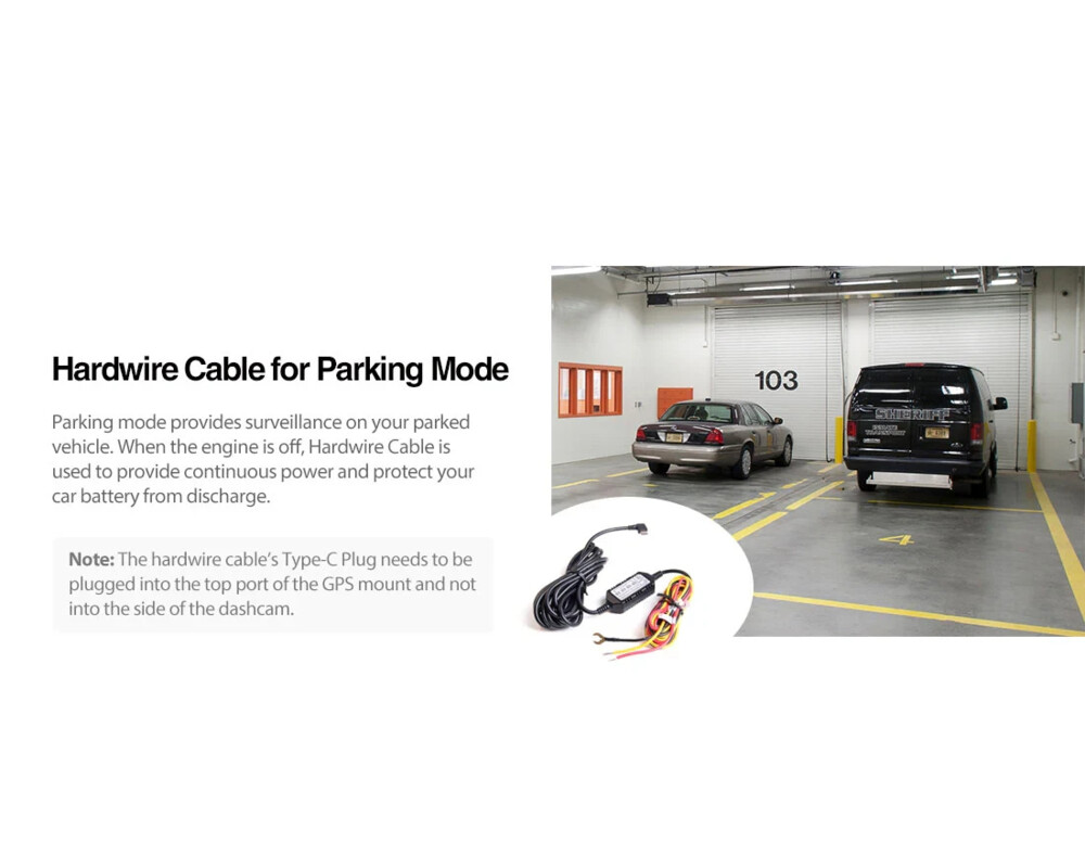 Видеорегистратор VIOFO Hardwire Kit - HK5 Type-C - Low Vo... 4