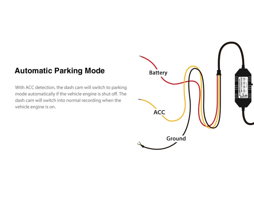 Видеорегистратор VIOFO Hardwire Kit - HK5 Type-C - Low Vo... 5