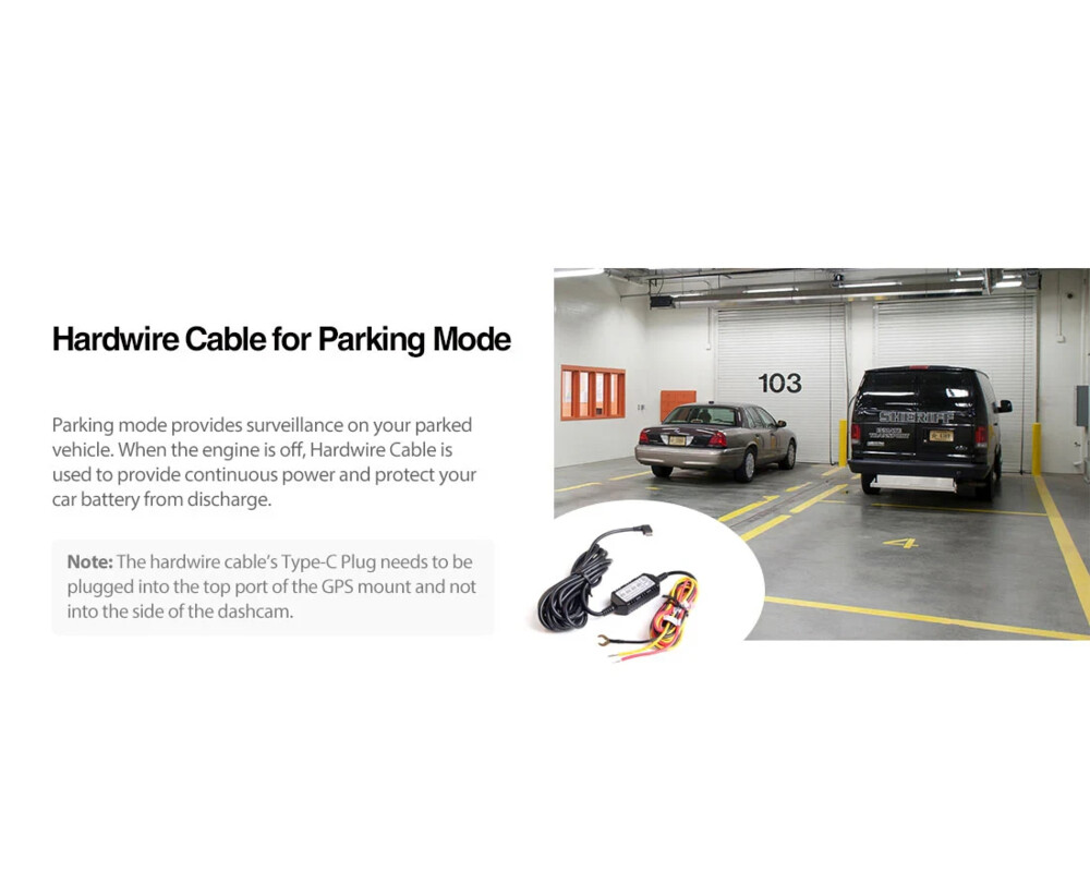 Видеорегистратор VIOFO Hardwire Kit - HK4 Type-C - Low Vo... 4