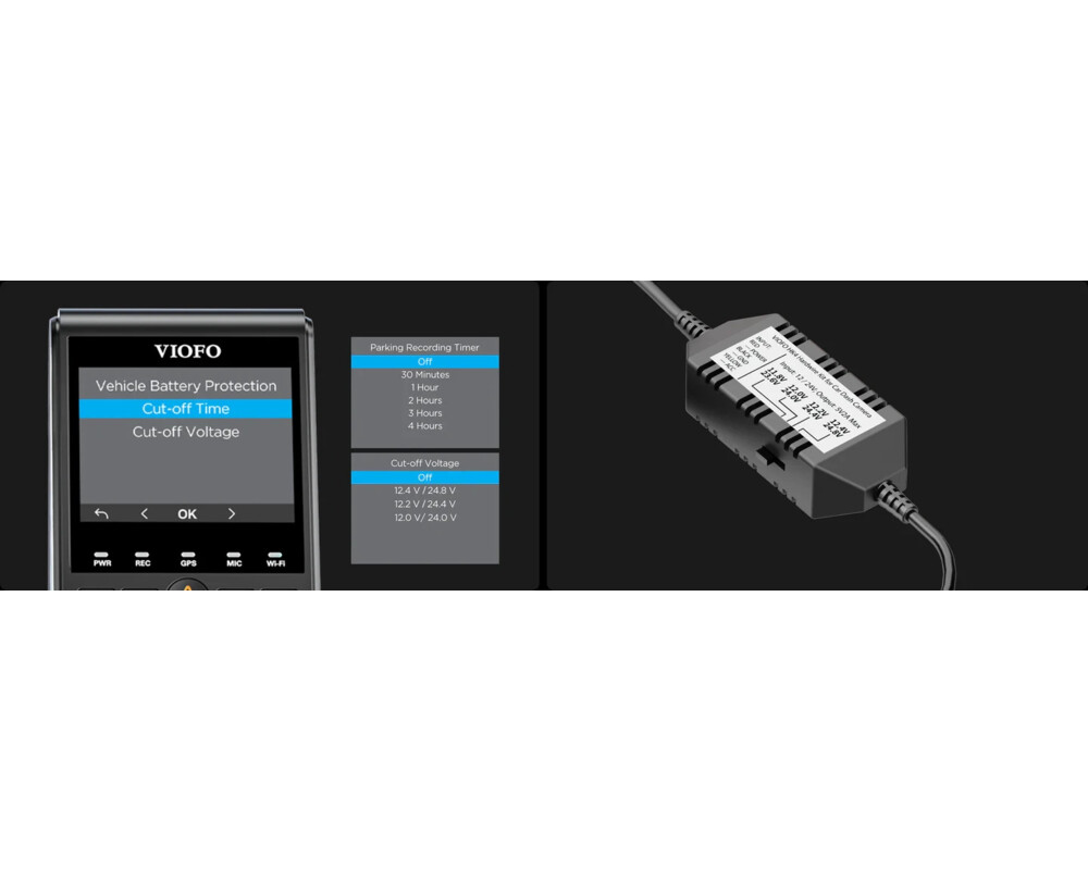 Видеорегистратор VIOFO Dash Cam A329S 3 Channel - 4K 18