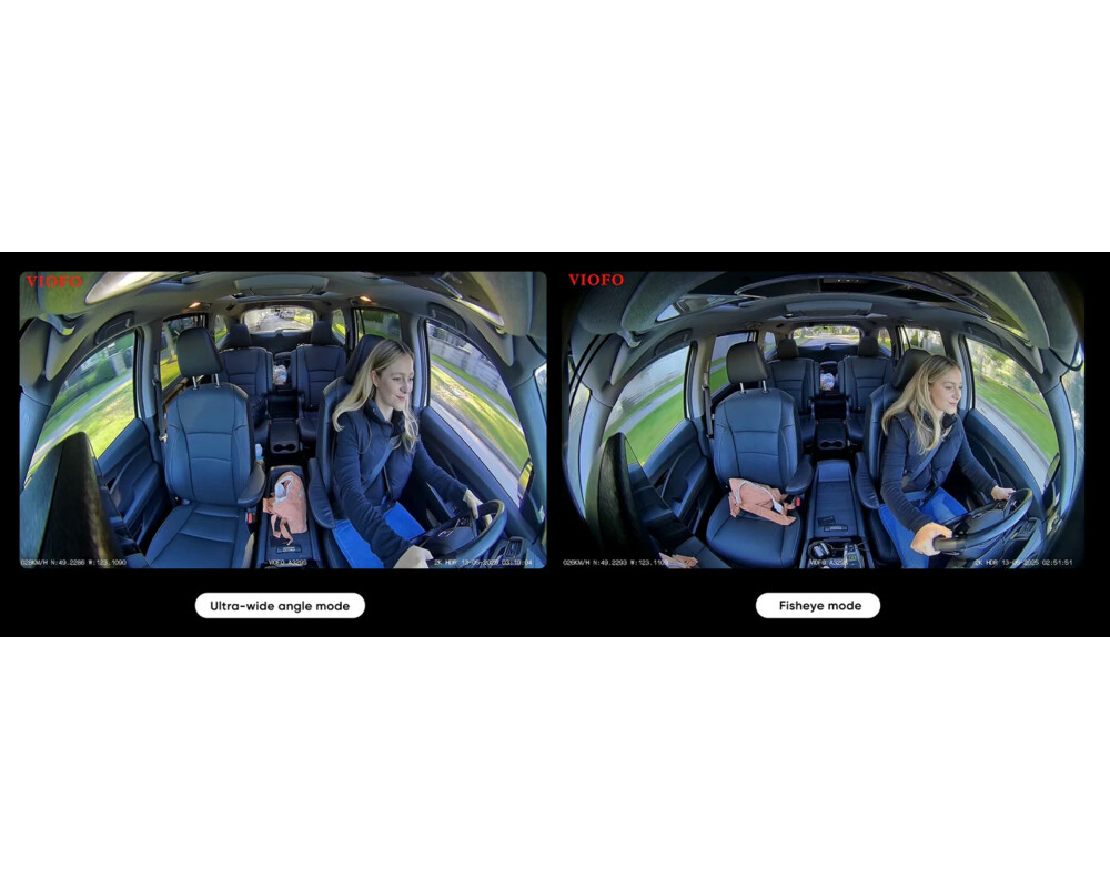 Видеорегистратор VIOFO Dash Cam A329S 3 Channel - 4K 12