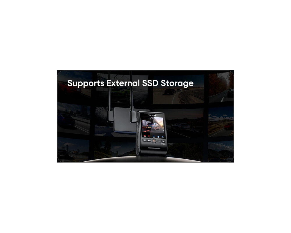 Видеорегистратор VIOFO Dash Cam A329S 2 Channel - 4K 9
