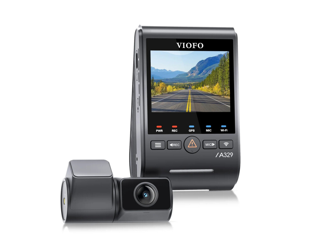 Видеорегистратор VIOFO Dash Cam A329S 2 Channel - 4K 3