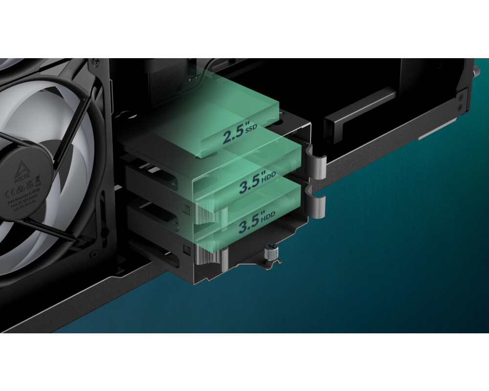 Кутия Arctic E-ATX - Xtender VG 13