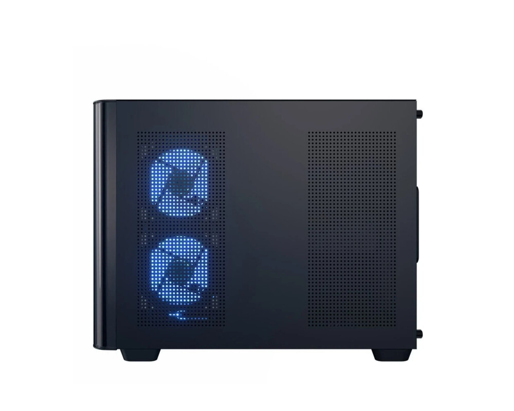 Кутия AeroCool mATX - P300C-G-BK-v1 - 3 x 120... 3