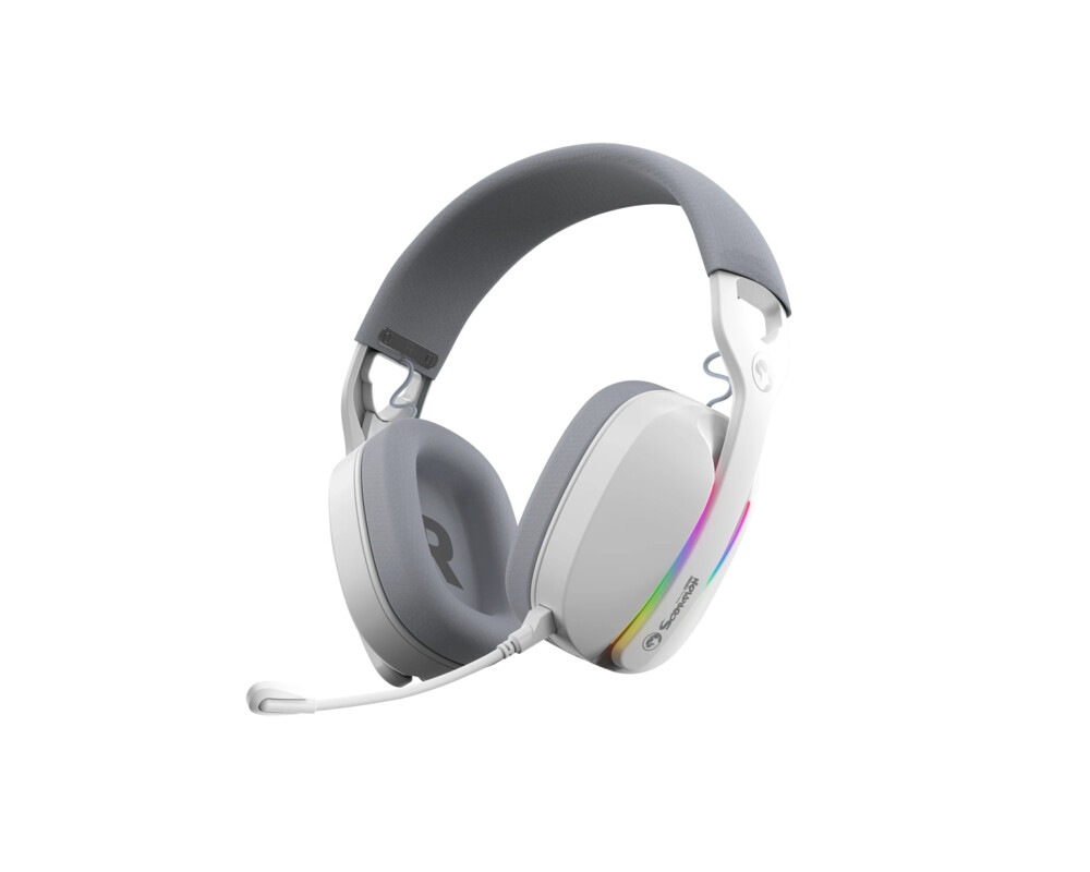 Слушалки Marvo Pulz 70S White - 7.1 RGB - MARVO-H...