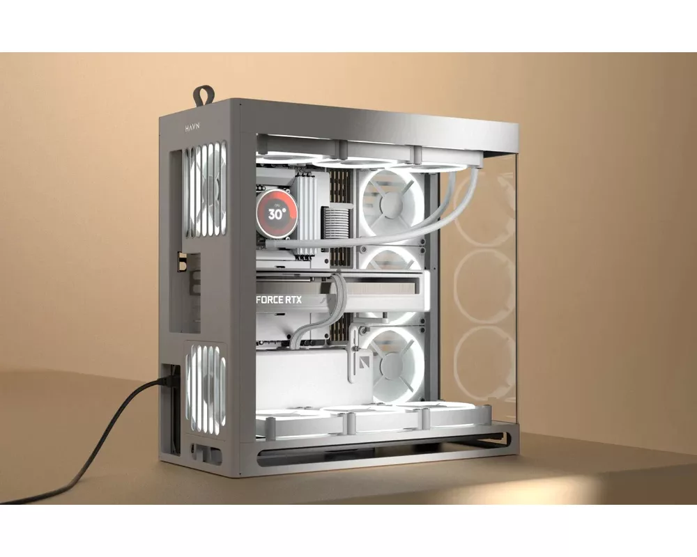 Кутия HAVN E-ATX - HS 420 Base Edition White 15
