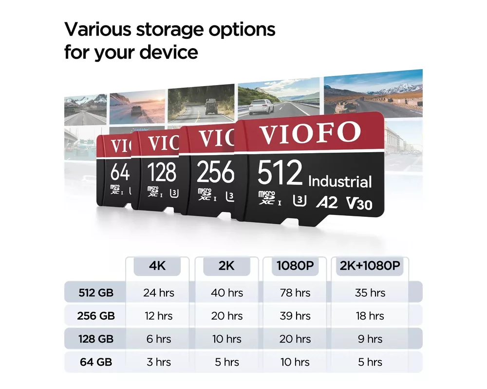 Флаш карта VIOFO за видеорегистратор MicroSDXC 64GB... 7