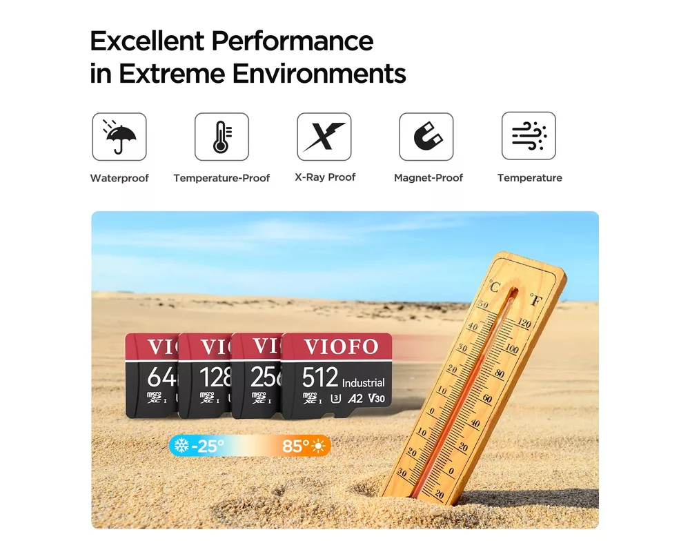 Флаш карта VIOFO за видеорегистратор MicroSDXC 64GB... 3