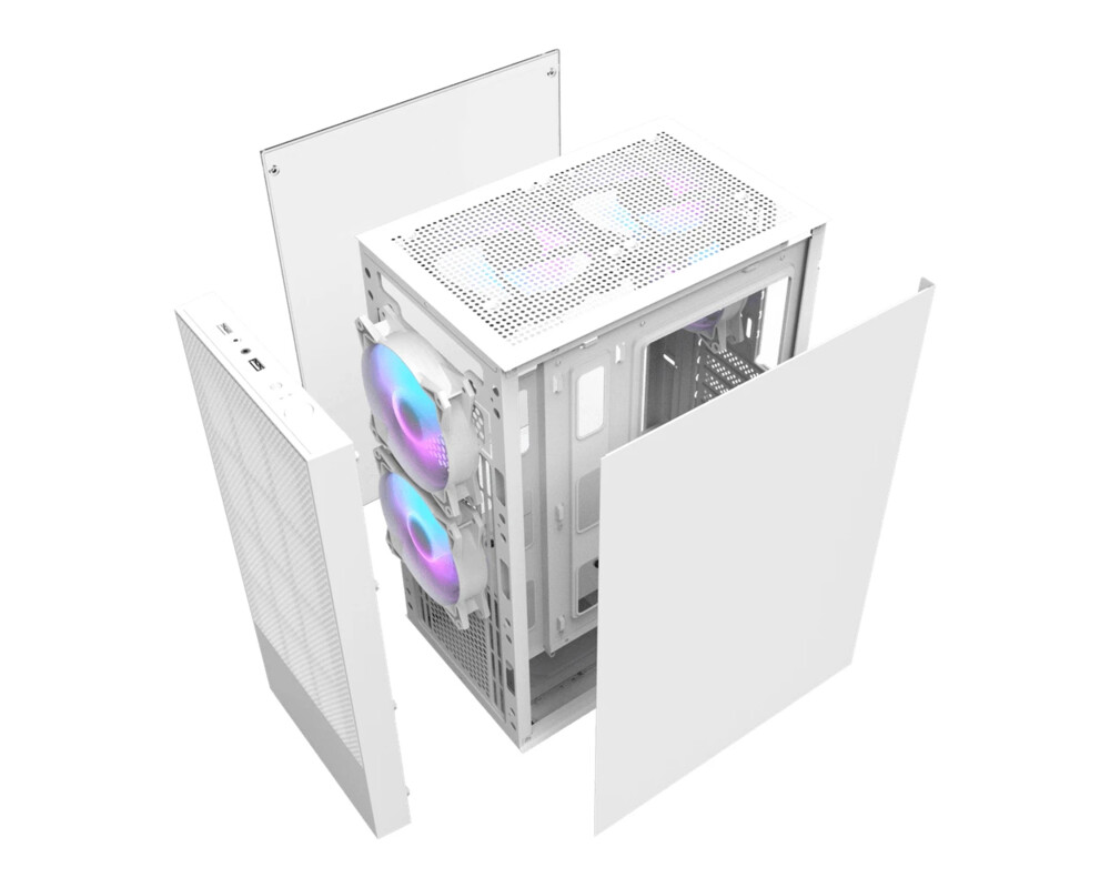 Кутия Darkflash ATX - A290 White - 3 x 120 mm... 4