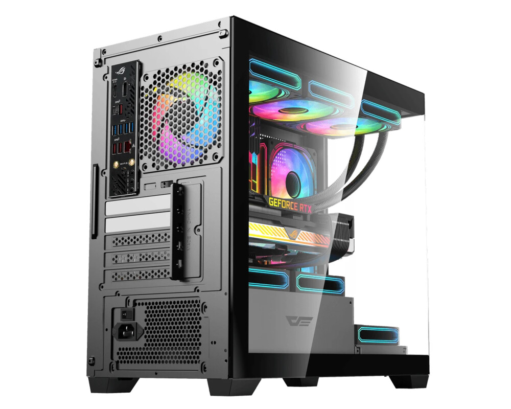 Кутия Darkflash mATX - DS900M Black - 6 x 120... 5