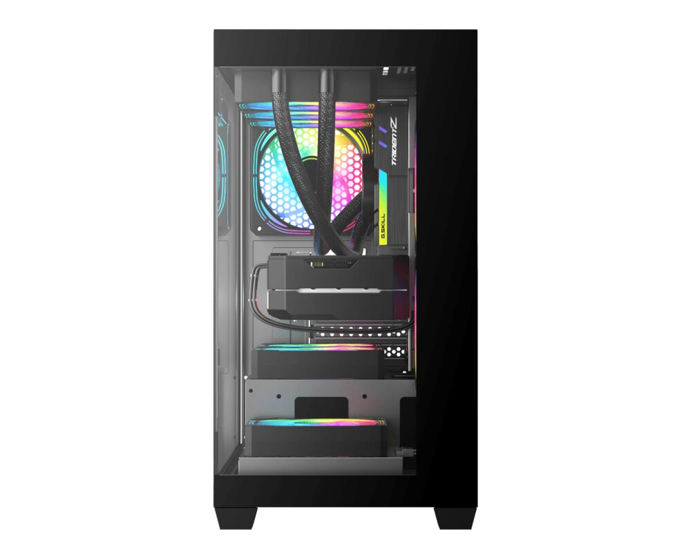 Кутия Darkflash mATX - DS900M Black - 6 x 120... 3