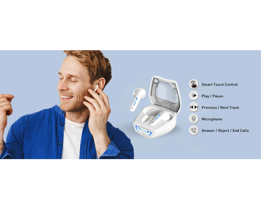 Слушалки Genius безжични TWS Bluetooth 5.3 Earpho... 7