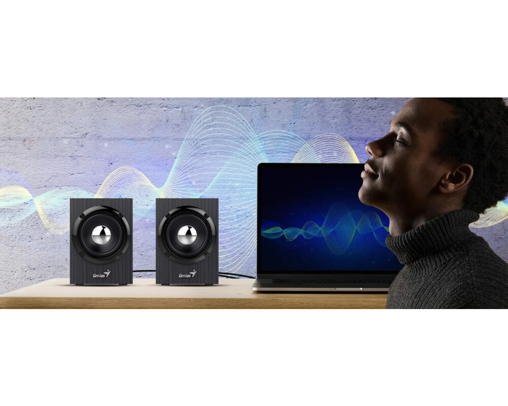 Тонколони Genius Speakers 2.0 - SP-HF385BT - 4W RMS 6