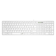  Genius клавиатура Slim Keyboard SlimStar 126 White - Copilot 854744 GENIUS-SlimStar-126-US-WH на топ цена - PIC.bg
