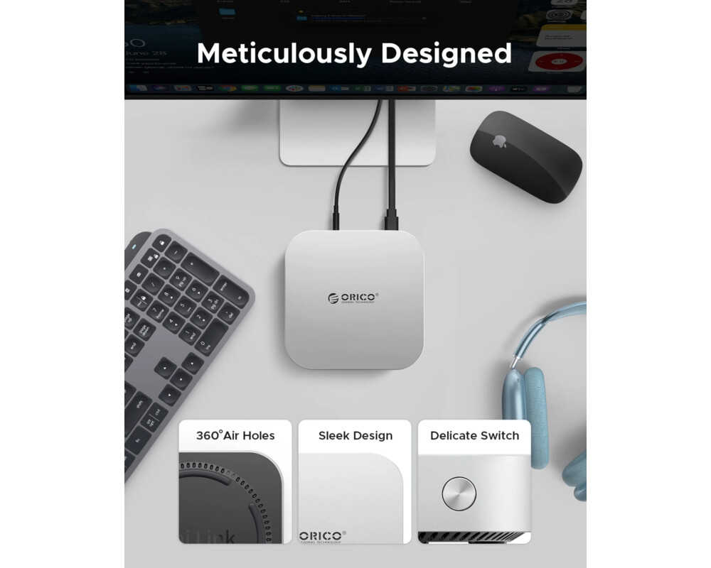 Аксесоар за съхранение Orico докинг станция SSD Docking station M.2 NVMe - USB-C 5